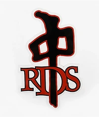 Red Dragons OG Large Sticker