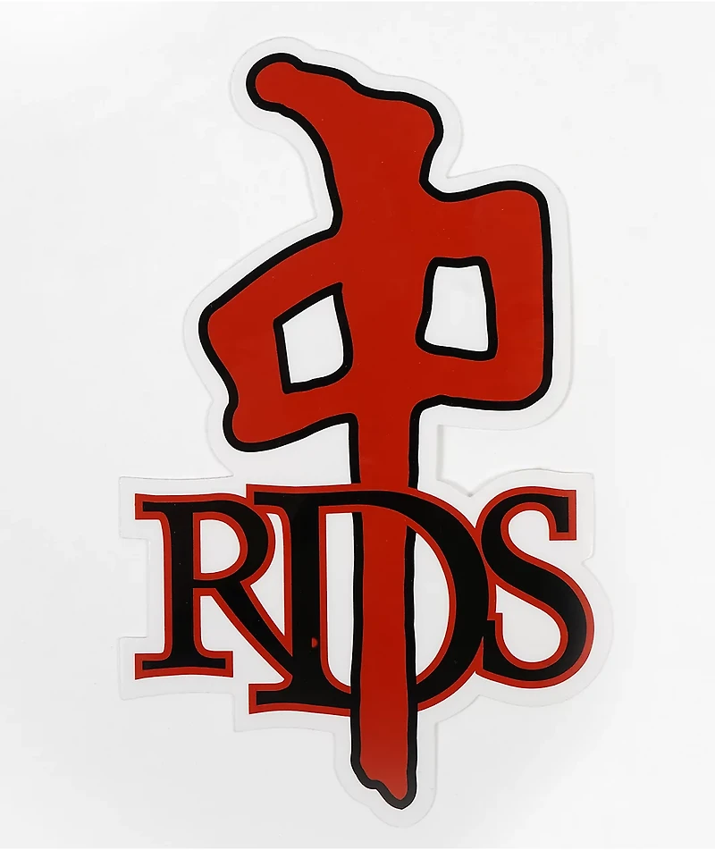 Red Dragons OG Large Sticker