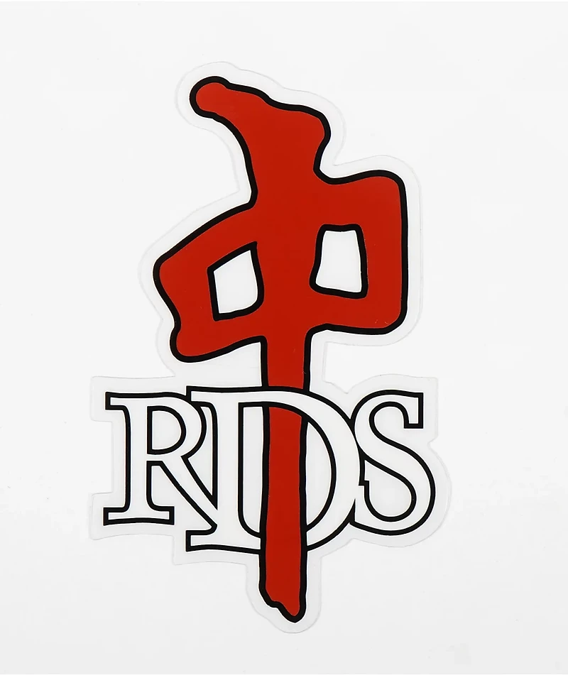 Red Dragons OG Small Sticker