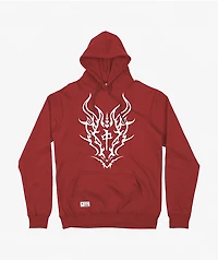 Red Dragons Tribe Red Hoodie