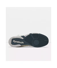 Reebok BB4000 II Mid Chalk & Blue Shoes