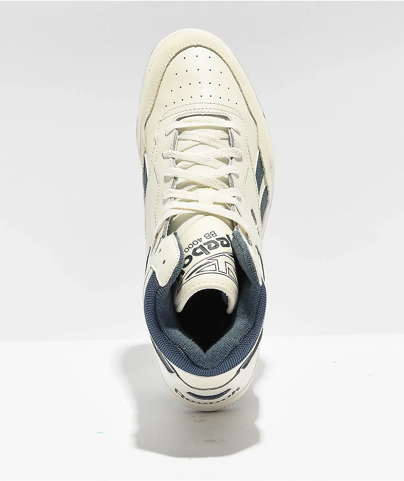 Reebok BB4000 II Mid Vintage Chalk & Hoops Blue Shoes