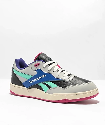 Reebok BB4000 II Vector 93 Black, Grey & Blue Shoes