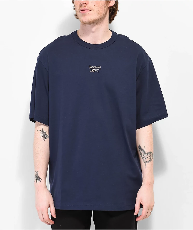 Reebok CL Navy T-Shirt