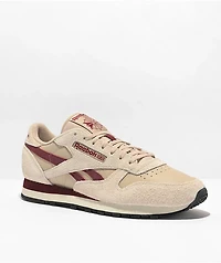 Reebok Classic Fall Vibes Beige & Burgundy Shoes