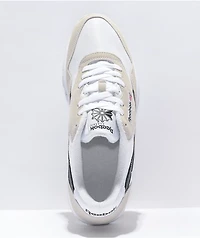 Reebok Classic Leather & Nylon White Grey Shoes