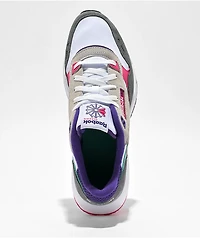 Reebok Classic Leather 2400 Chalk, Grey & Pink Shoes