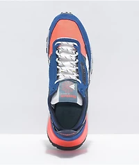 Reebok Classic Leather Legacy Royal & Orange Flair Shoes