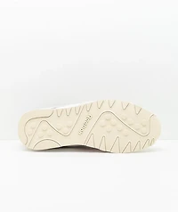 Reebok Classic Leather Nylon Chalk, Scarlet & Blue Shoes