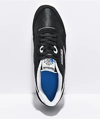 Reebok Classic Nylon & Canvas Black White Shoes