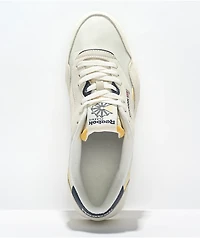 Reebok Classic Nylon & Canvas White Yellow Shoes