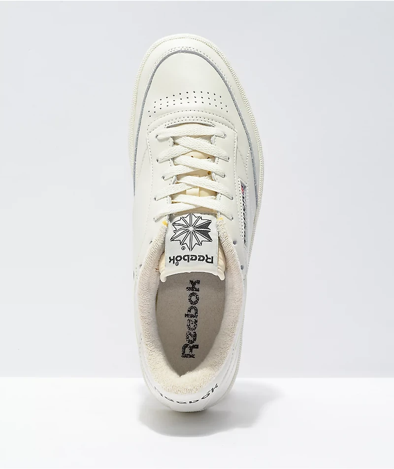 Reebok Club C 85' Vintage White & Black Shoes