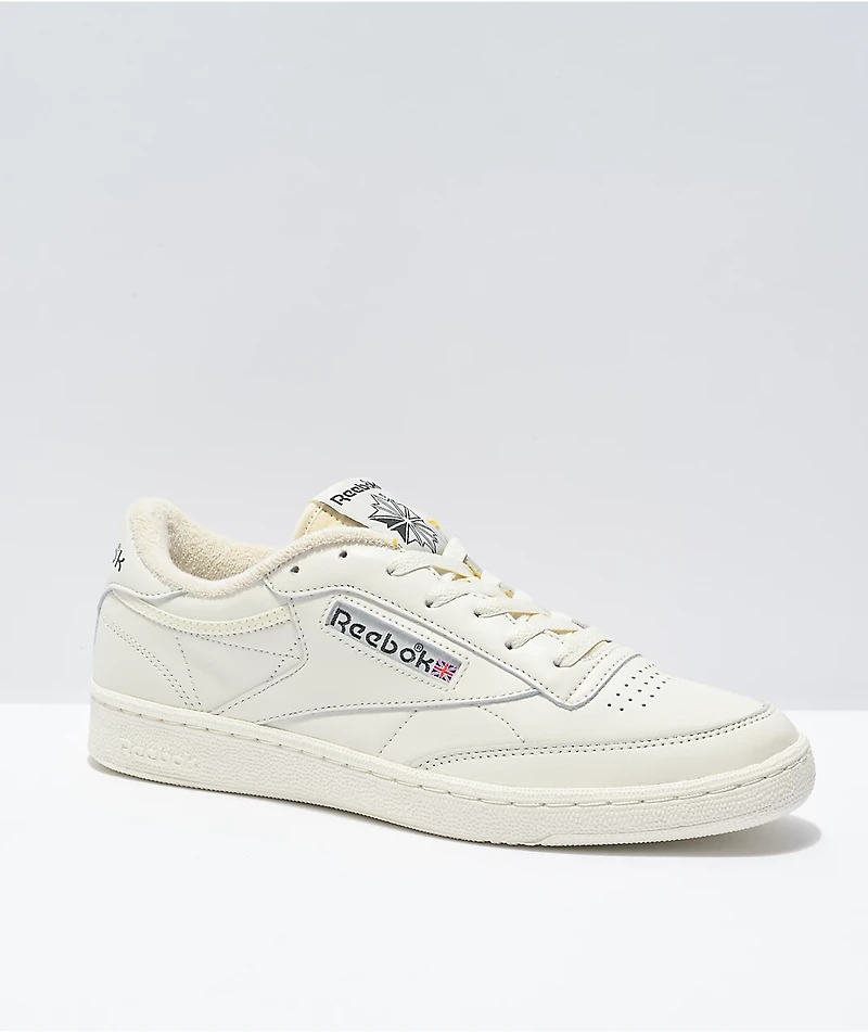 Reebok Club C 85' Vintage White & Black Shoes
