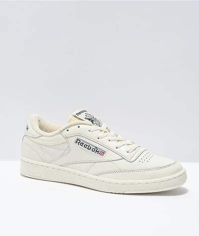 Reebok Club C 85' Vintage White & Black Shoes