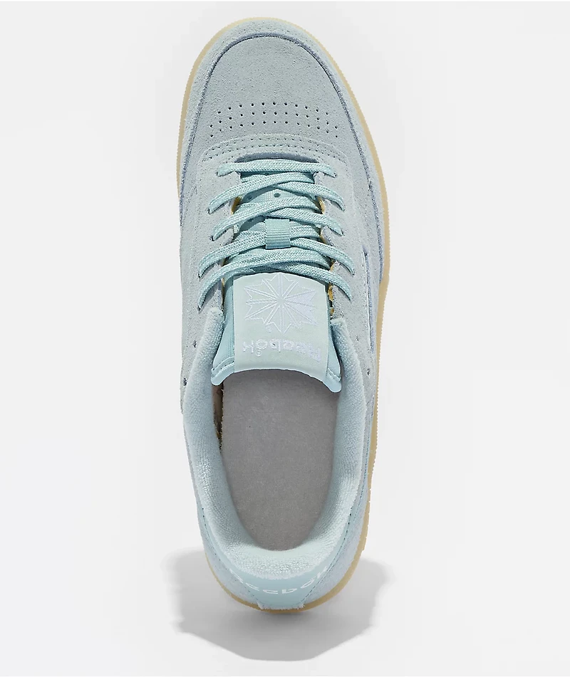 Reebok Club C 85 Blue Suede Shoes