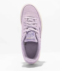 Reebok Club C 85 Suede Sunwashed Purple Skate Shoes
