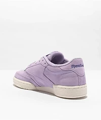 Reebok Club C 85 Suede Sunwashed Purple Skate Shoes