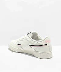Reebok Club C 85 Vegan White, Pink, & Green Shoes