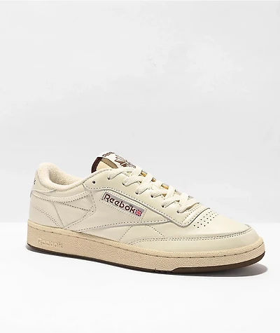 Reebok Club C 85 Vintage Chalk & Brown Shoes