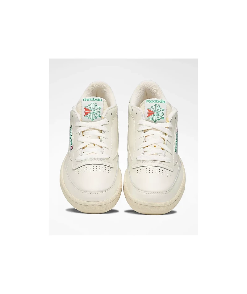 Reebok Club C 85 Vintage Chalk & Green Shoes