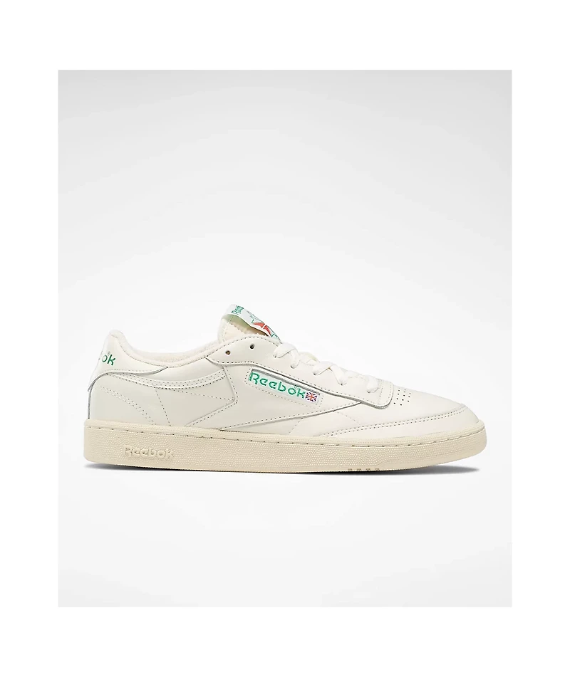 Reebok Club C 85 Vintage Chalk & Green Shoes