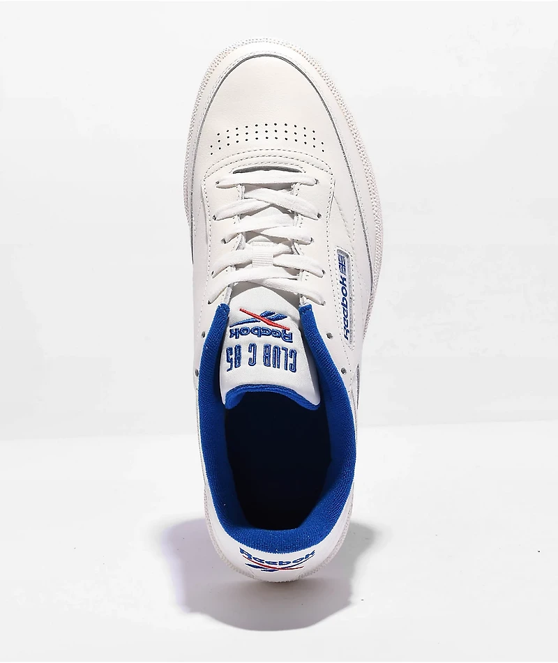 Reebok Club C 85 White & Vector Blue Shoes