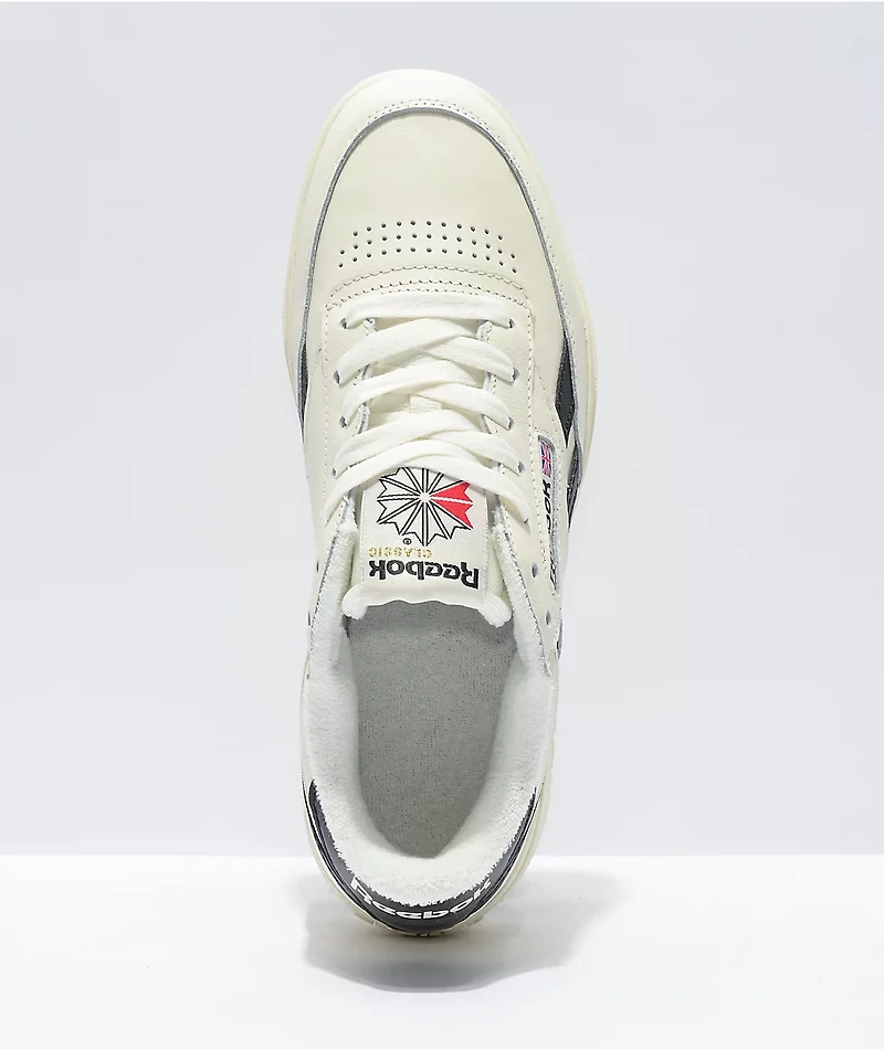 Reebok Club C Double White & Black Shoes