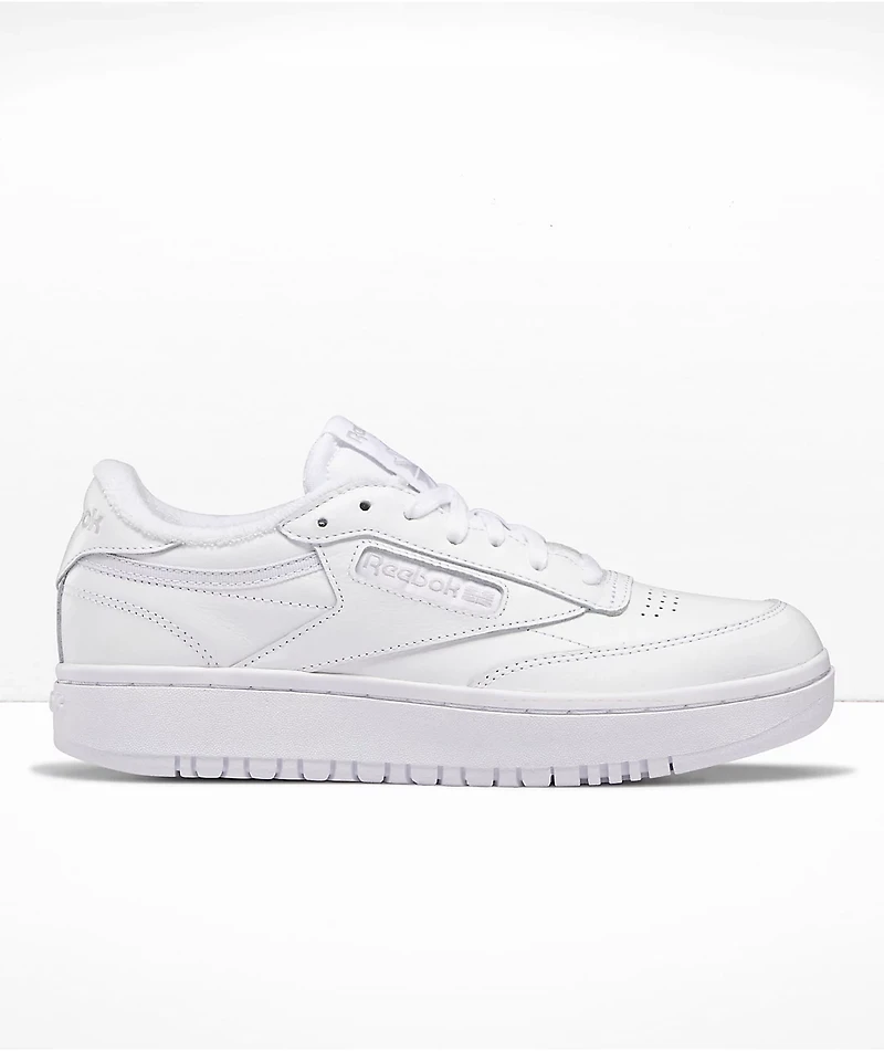 Reebok Club C Double White & Grey Shoes