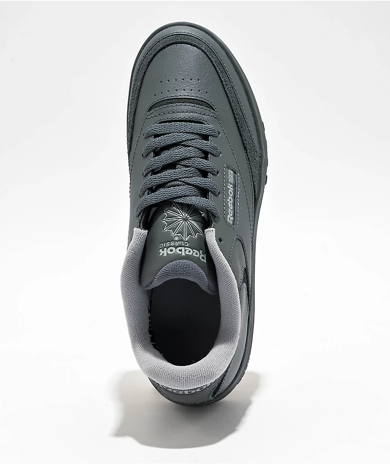 Reebok Club C Extra Dark Grey Platform Shoes