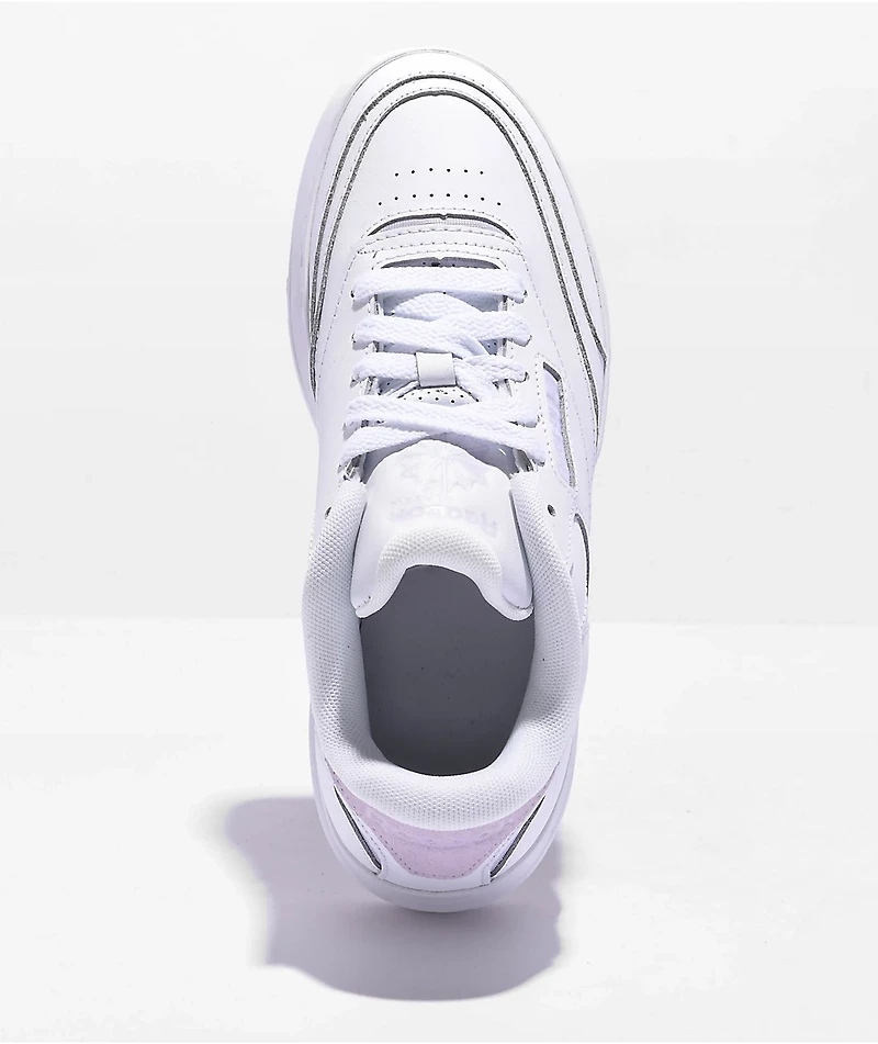 Reebok Club C Extra Pastels White & Lilac Shoes