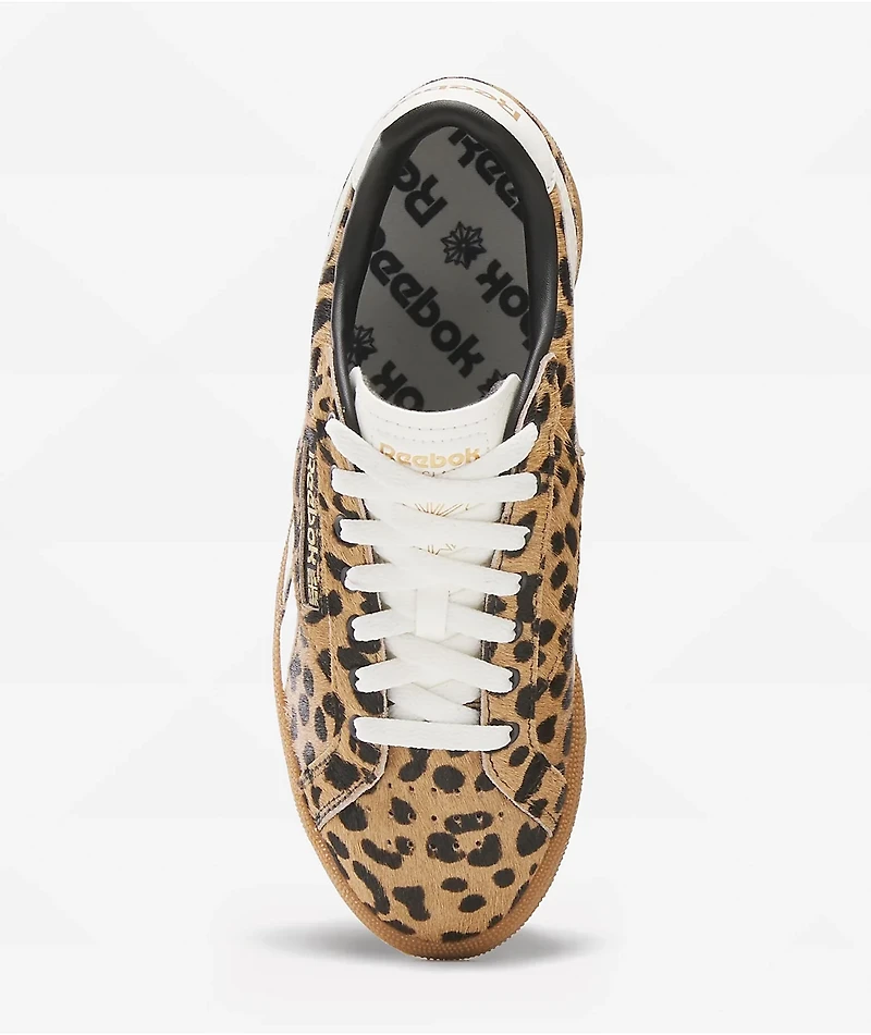 Reebok Club C Grounds UK Cheetah Shoes