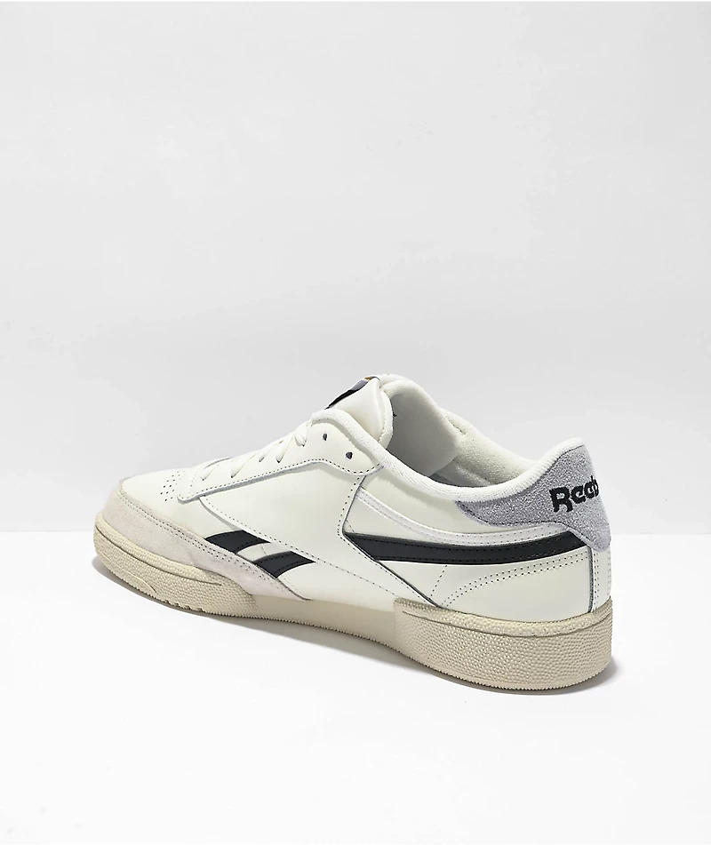 Reebok Club C Revenge Varsity White & Black Shoes