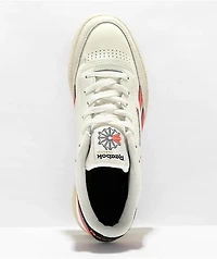 Reebok Club C Revenge Varsity White & Orange Shoes
