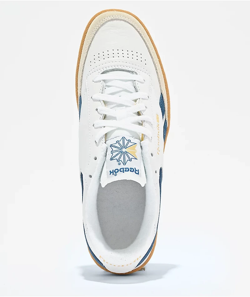 Reebok Club C Revenge Vintage White, Blue & Gum Shoes