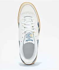 Reebok Club C Revenge Vintage White, Blue & Gum Shoes