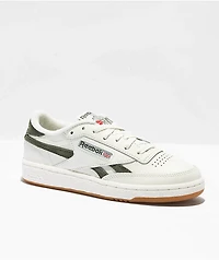 Reebok Club C Revenge White & Green Shoes