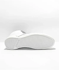 Reebok Freestyle Hi White & Silver Shoes