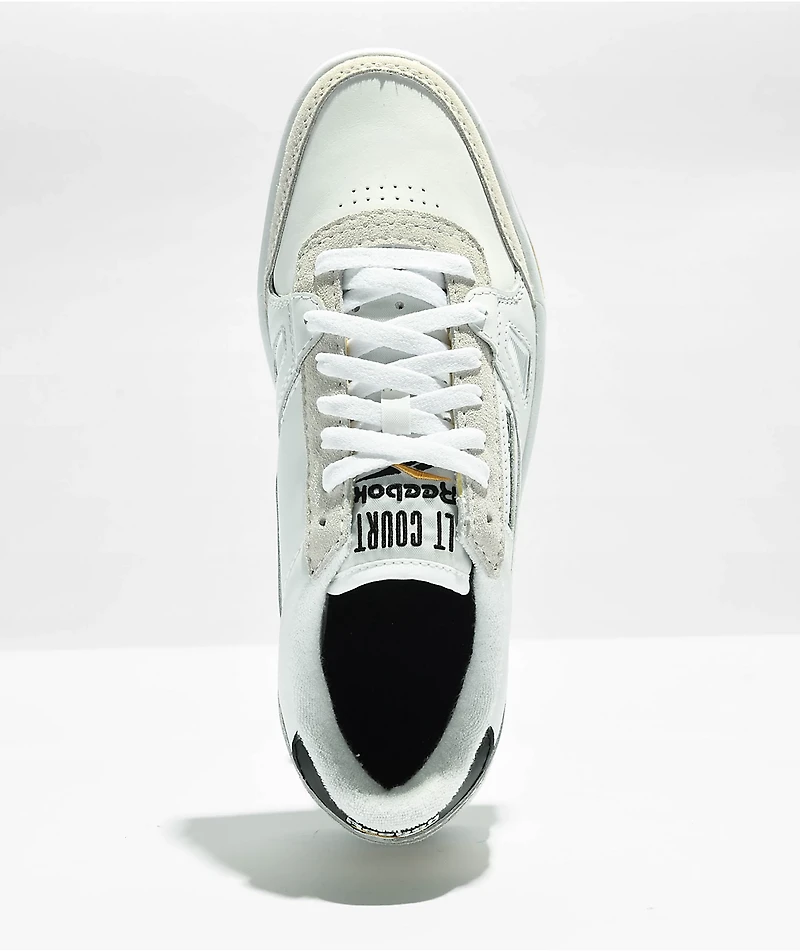 Reebok LT Court Cloud White & Team Yellow Shoes