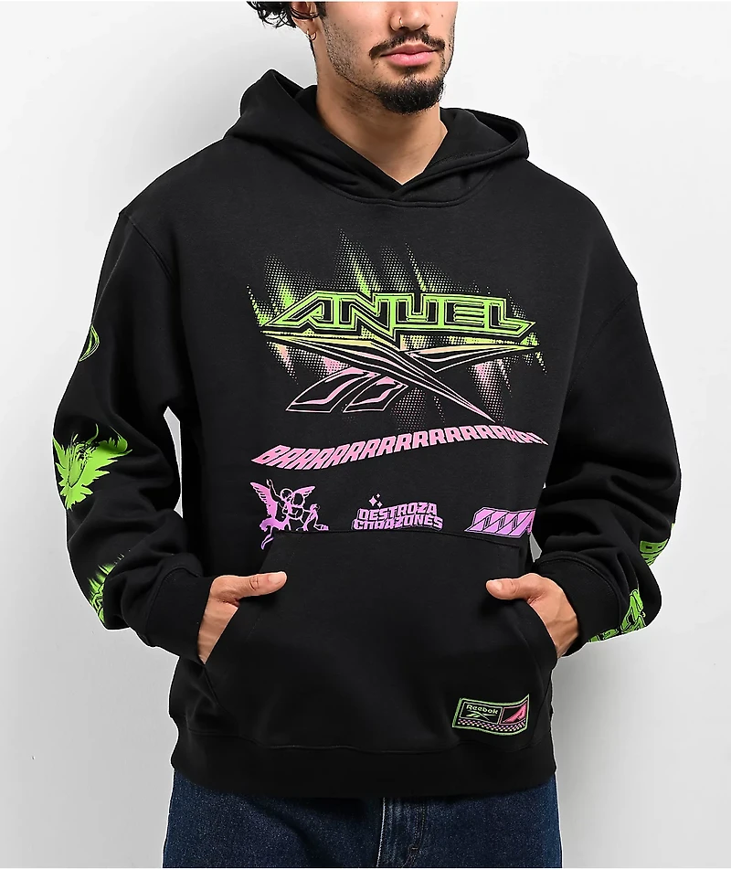 Reebok x Anuel Black Hoodie