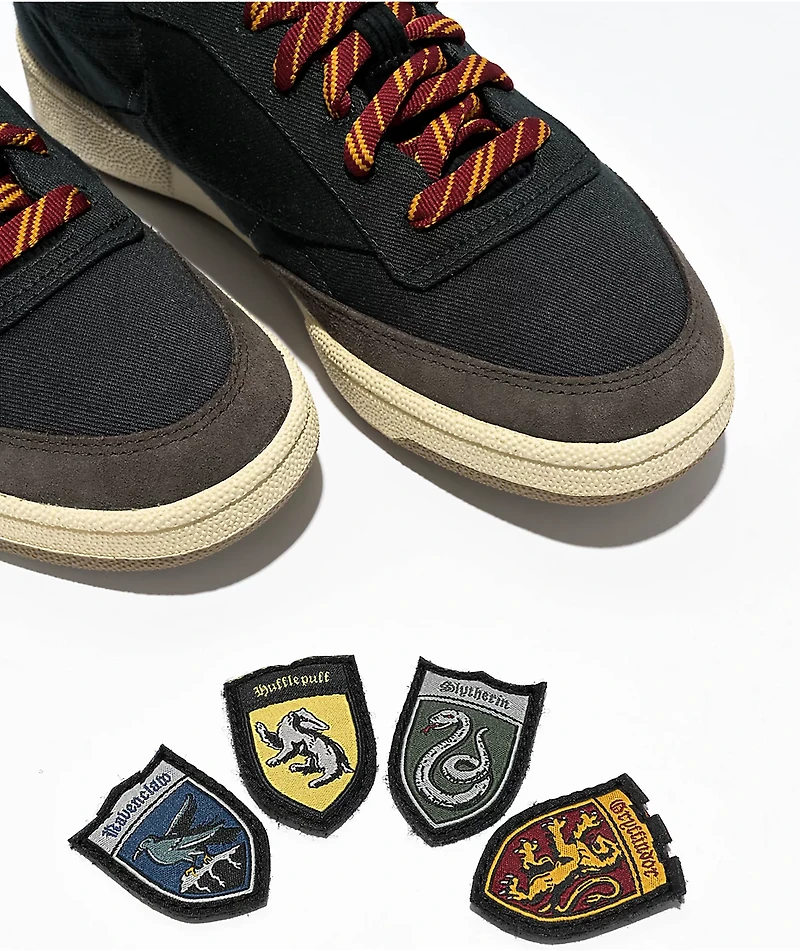 Reebok x Harry Potter Houses Club C 85 Navy, Brown & Black Shoes