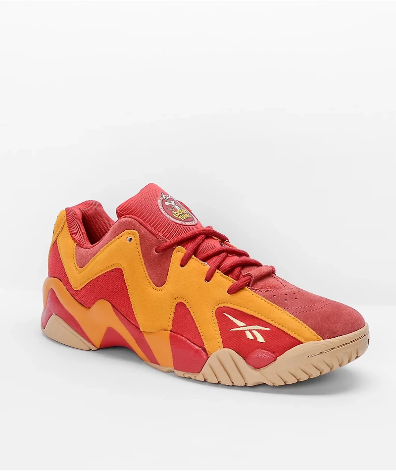 Reebok x Looney Tunes Hurrikaze Low 2 Red & Yellow Shoes