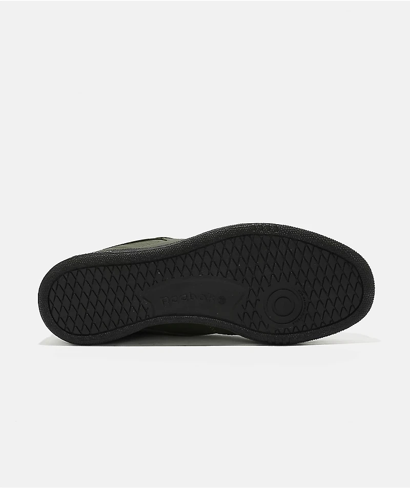 Reebok x Obey Club C 85 Green, Black & Red Shoes