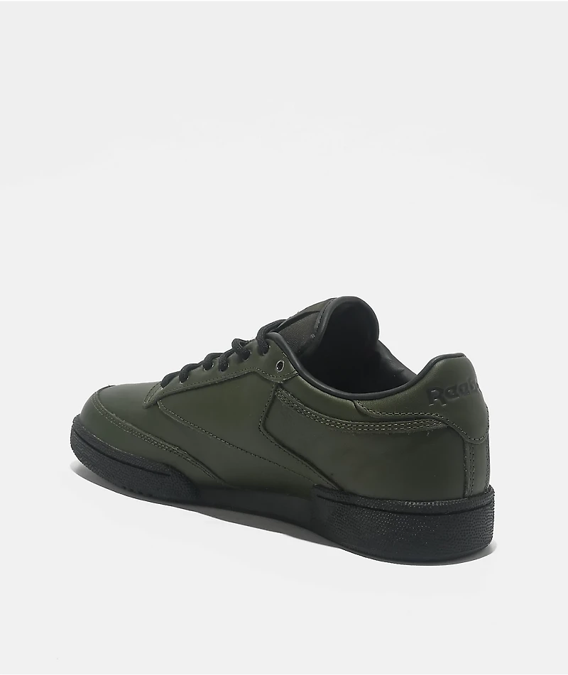 Reebok x Obey Club C 85 Green, Black & Red Shoes