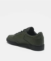 Reebok x Obey Club C 85 Green, Black & Red Shoes
