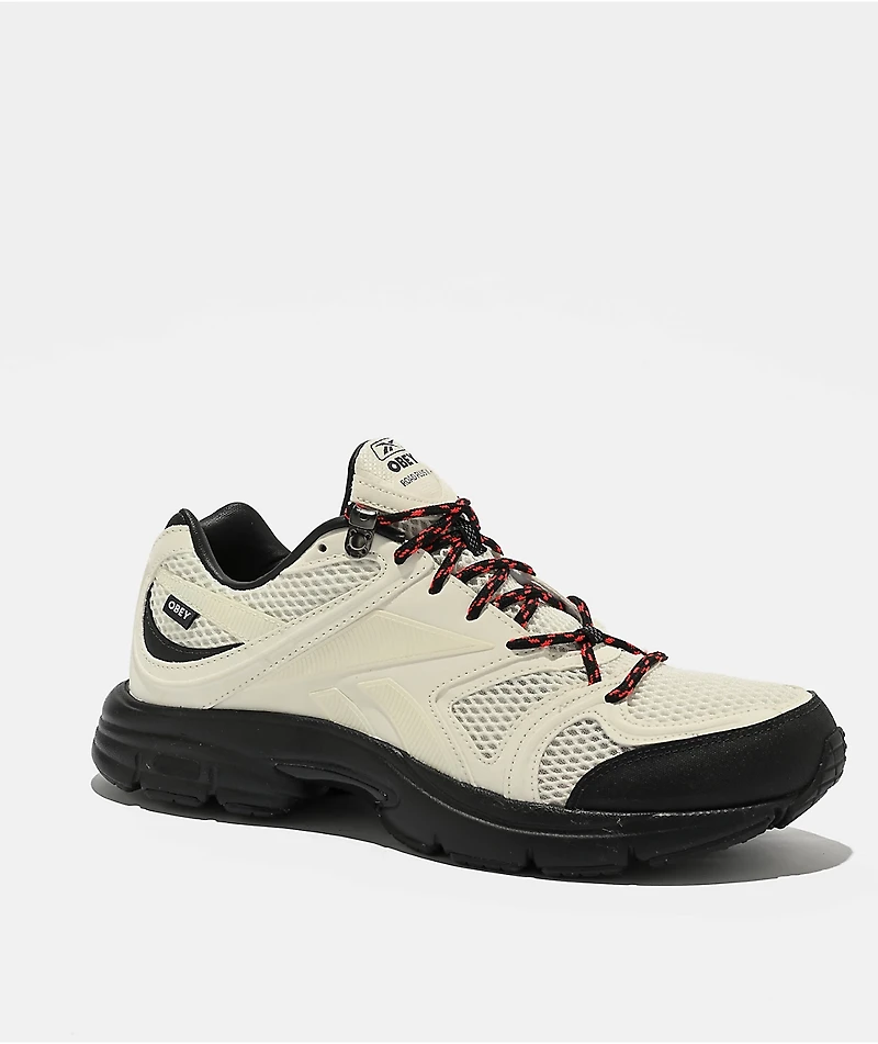 Reebok x Obey Premier Road Plus VI Chalk & Black Shoes