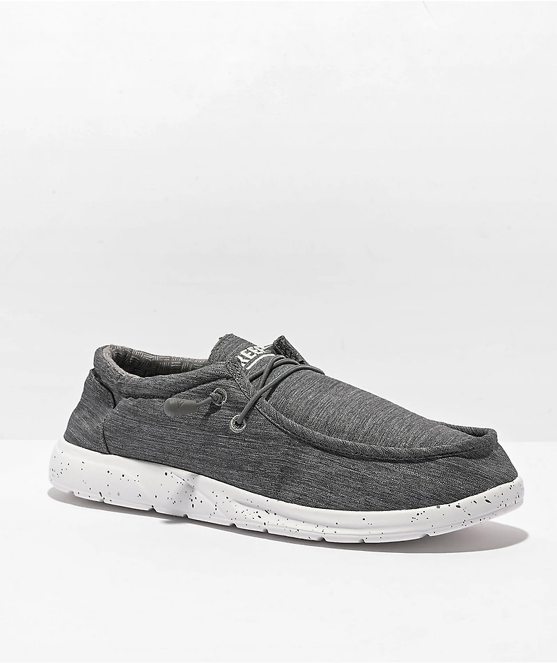 Reef Cushion Coast TX Charcoal Canvas Slip-On Shoes