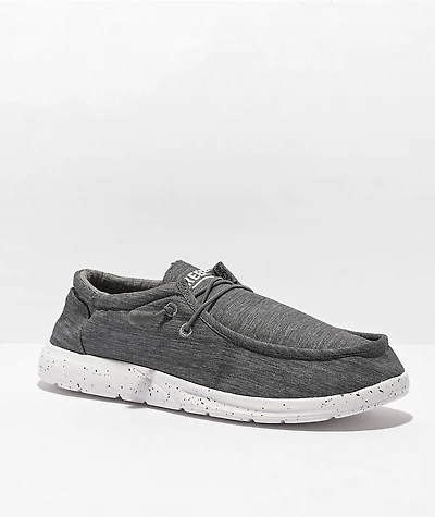 Reef Cushion Coast TX Charcoal Canvas Slip-On Shoes