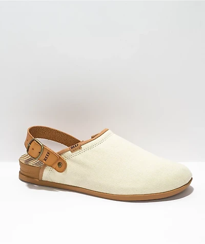 Reef Cushion Sage Antique Tan Clog Sandals