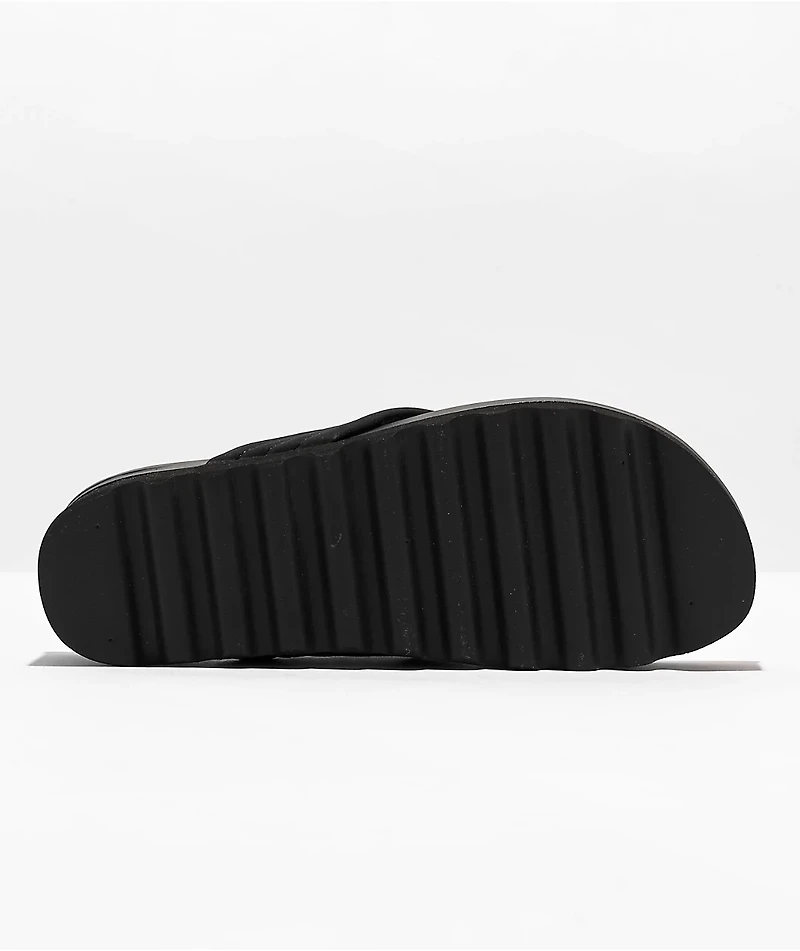 Reef Cushion Shea Hi Black Platform Sandals