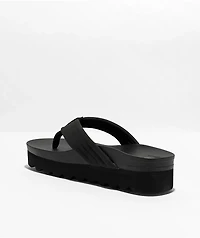 Reef Cushion Shea Hi Black Platform Sandals